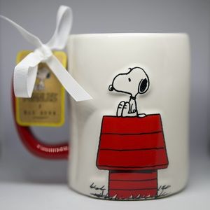 Snoopy Peanuts Rae Dunn mug